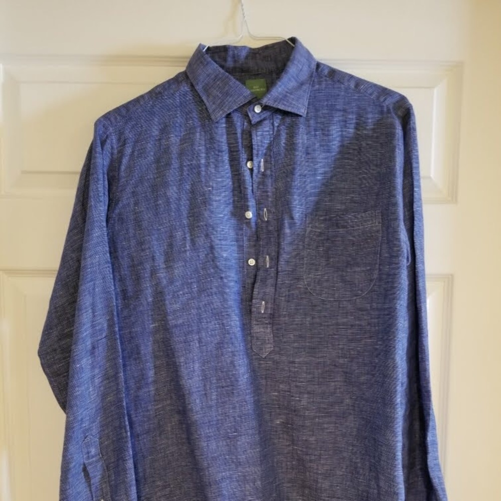 Sid Mashburn linen pullover shirt